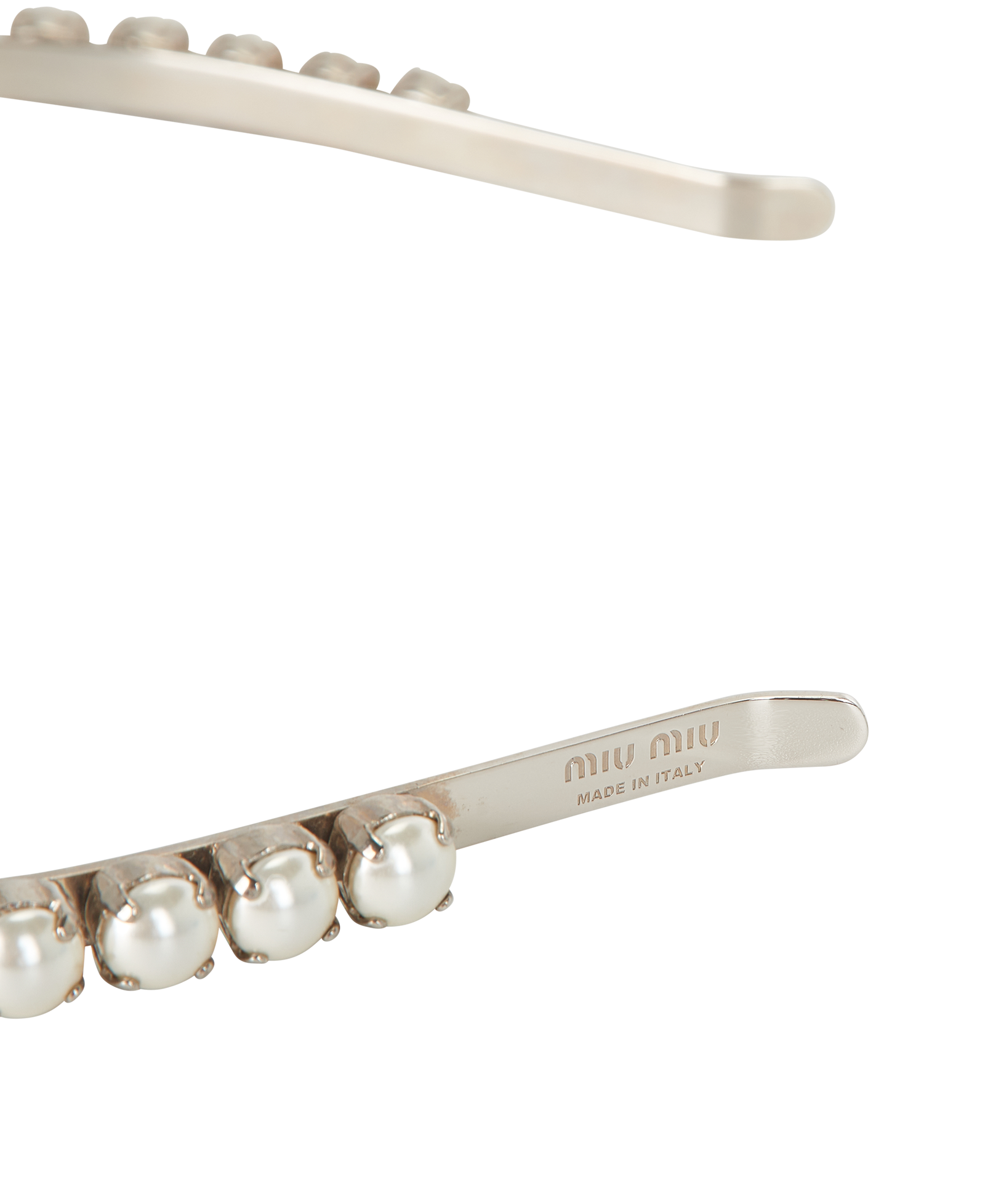 Miu Miu Jewelled Headband, &pound;250, Accessories, Silver, Crystal, Other view